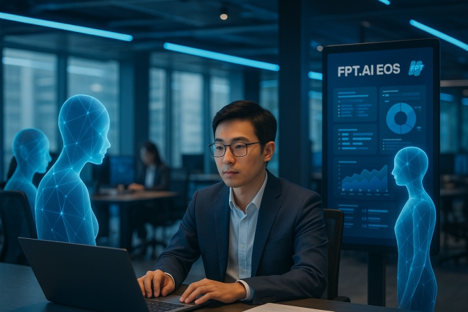 Cách Vận Hành Hiệu Quả Doanh Nghiệp Với Nhân Sự AI Và Nền Tảng FPT AI EOS