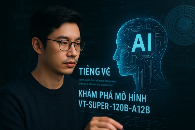 Những Bước Tiến Của AI Trong Ngôn Ngữ Tiếng Việt: Khám Phá Mô Hình VT-Super-120B-A12B