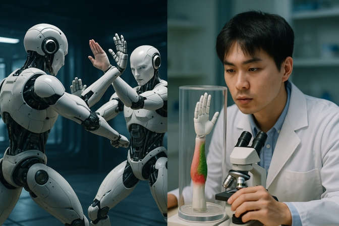 Robot Hình Người và Khả Năng Tái Tạo Chi Kỳ Diệu