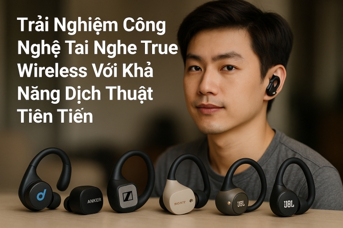 Trải Nghiệm Công Nghệ Tai Nghe True Wireless Với Khả Năng Dịch Thuật Tiên Tiến