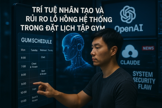 Trí Tuệ Nhân Tạo và Rủi Ro Lỗ Hổng Hệ Thống Trong Đặt Lịch Tập Gym