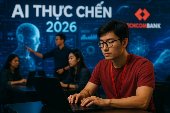 AI Thực Chiến 2026: Tìm kiếm tài năng làm chủ dữ liệu cùng Techcombank