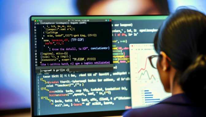 Ứng dụng của TF-IDF và Logistic Regression trong phân tích dữ liệu với Scikit-learn