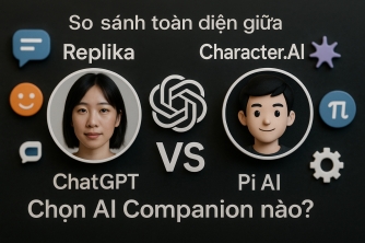 So sánh toàn diện giữa Replika, ChatGPT, Character.AI và Pi AI: Chọn AI Companion nào? So sánh toàn diện giữa Replika, ChatGPT, Character.AI và Pi AI: Chọn AI Companion nào?